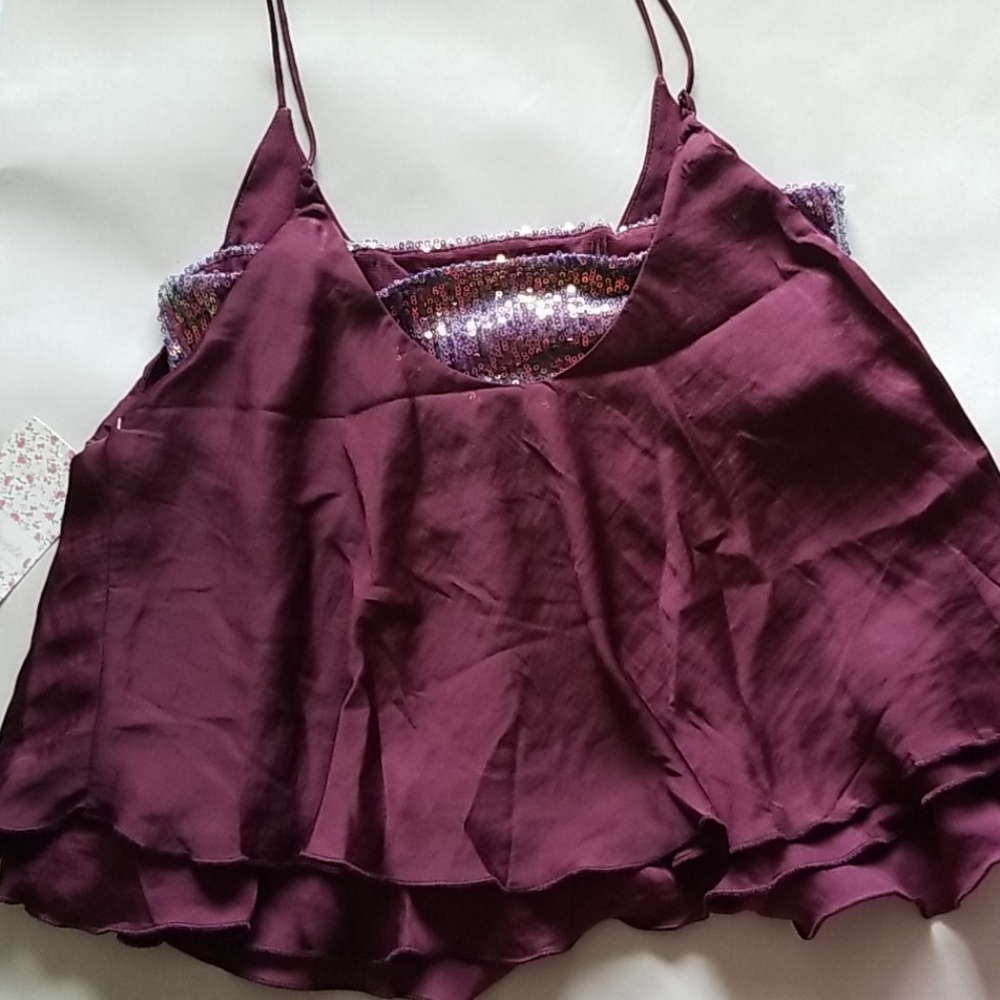 Free People Intimately Turn It On Sequins Camisole Small - Picture 4 of 13